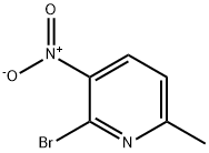 2-ブロモ-6-メチル-3-ニトロピリジン 化学構造式