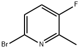 2-Bromo-5-fluoro-6-methylpyridine Struktur