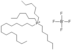 三己基十四烷基四氟硼酸磷 结构式