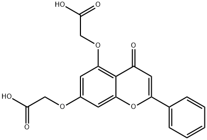 フラボジン酸 化学構造式