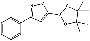 3-フェニル-イソキサゾール-5-ボロン酸ピナコールエステル 化学構造式