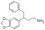 3-BENZO[1,3]DIOXOL-5-YL-4-PHENYL-BUTYLAMINE 结构式