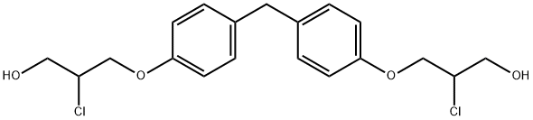 Bisphenol F Bis(2-chloro-1-propanol)ether Structure