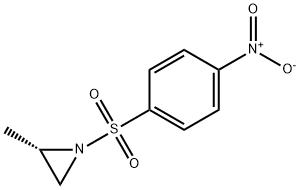 (S)-2-甲基-1-(4-硝基苯磺酰基)氮丙啶 结构式