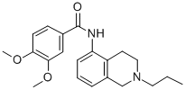 3,4-Dimethoxy-N-(1,2,3,4-tetrahydro-2-propylisoquinolin-5-yl)benzamide Structure