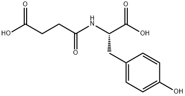 N-琥珀酰-L-酪氨酸, 374816-32-7, 结构式