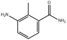 3-アミノ-2-メチルベンズアミド 化学構造式