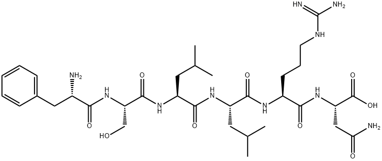 (PHE1,SER2)-THROMBIN RECEPTOR ACTIVATOR PEPTIDE 6 Structure