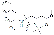 L-Phenylalanine, N-[1-[[(1,1-dimethylethyl)amino]carbonyl]-5-methoxy-1-methyl-5-oxopentyl]-, methyl ester (9CI)|