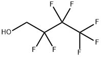 2,2,3,3,4,4,4-ヘプタフルオロ-1-ブタノール 化学構造式