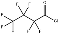 Heptafluorobutyryl chloride Structure