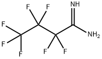 ヘプタフルオロブチリルアミジン 化学構造式