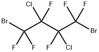 1,4-二溴-2,3-二氯-1,1,2,3,4,4-六氟丁烷, 375-42-8, 结构式