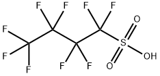 Nonafluorobutane-1-sulfonic acid Struktur