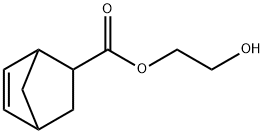 2-Hydroxyethyl 5-norbornene-2-carboxylate Structure