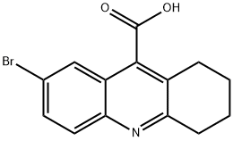 7-BROMO-1,2,3,4-TETRAHYDRO-ACRIDINE-9-CARBOXYLIC ACID Structure