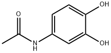 4-アセチルアミノレソルシノール 化学構造式
