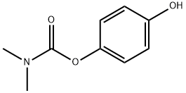 p-Hydroxyphenyl dimethylcarbamate 化学構造式
