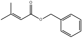 3-メチル-2-ブテン酸ベンジル 化学構造式