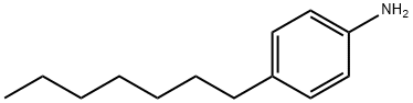 ４-ヘプチルアニリン 化学構造式