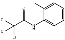 AcetaMide, 2,2,2-trichloro-N-(2-fluorophenyl)- Struktur