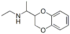 2-(1-Ethylaminoethyl)-1,4-benzodioxane,3754-26-5,结构式