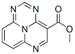1,3,6,9b-Tetraazaphenalene-4-carboxylic acid methyl ester Struktur