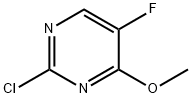 2-クロロ-5-フルオロ-4-メトキシピリミジン 化学構造式