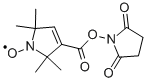 2,2,5,5-四甲基-3-吡咯啉-1-氧基-3-羧酸正羟基琥珀酰亚胺酯,37558-29-5,结构式