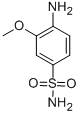 4-氨基-3-甲氧基苯磺酰胺, 37559-30-1, 结构式