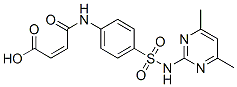 4-[[4-[[(4,6-dimethyl-2-pyrimidinyl)amino]sulphonyl]phenyl]amino]-4-oxoisocrotonic acid Structure