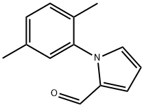 1-(2,5-ジメチルフェニル)-1H-ピロール-2-カルブアルデヒド 化学構造式