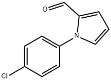 1-(4-クロロフェニル)-1H-ピロール-2-カルバルデヒド 化学構造式