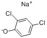 sodium 2,4-dichlorophenolate Struktur