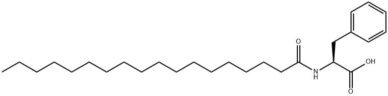 N-十八酰基-L-苯丙氨酸,37571-95-2,结构式