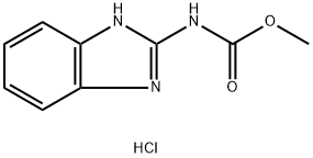 methyl 1H-benzimidazol-2-ylcarbamate monohydrochloride Struktur