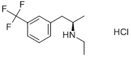 (αR)-3-トリフルオロメチル-N-エチル-α-メチルベンゼンエタンアミン 化学構造式