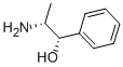 (1S,2R)-(+)-ノルエフェドリン 化学構造式