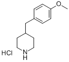 4-(4-メトキシベンジル)ピペリジン塩酸塩 化学構造式