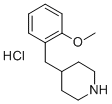 4-(2-METHOXY-BENZYL)-PIPERIDINE HYDROCHLORIDE Struktur