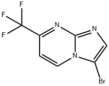 3-溴-7-(三氟甲基)咪唑并[1,2-a]嘧啶,375857-65-1,结构式