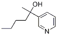 2-(pyridin-3-yl)hexan-2-ol Structure