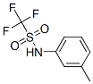 Methanesulfonamide,  1,1,1-trifluoro-N-(3-methylphenyl)- 结构式