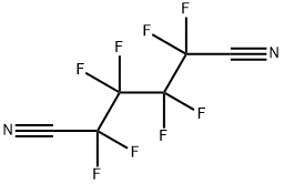オクタフルオロヘキサンジニトリル 化学構造式