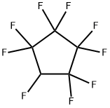 1,2,2,3,3,4,4,5,5-Nonafluorocyclopentane 结构式