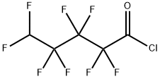 2,2,3,3,4,4,5,5-オクタフルオロバレリルクロリド 化学構造式