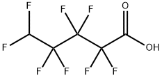 5H-OCTAFLUOROPENTANOIC ACID Struktur