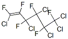 1,3,4,5,6,6-Hexachloro-1,2,3,4,5,6-hexafluoro-1-hexene Struktur