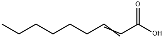 反-2-壬烯酸,3760-11-0,结构式