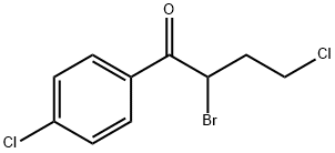 2-bromo-4,4'-dichlorobutyrophenone Structure